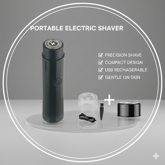 Mini Electric Shaver Portable Car Rechargeable Shaver
