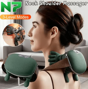 Portable Shoulder & Neck Massager – Deep Tissue Kneading for Pain Relief