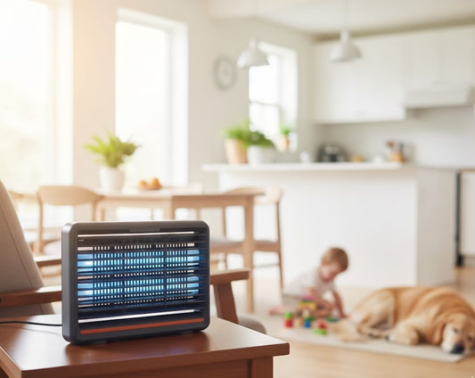 مصباح LED لقتل البعوض | جهاز صاعق الحشرات الخالي من المواد الكيميائية للمنزل