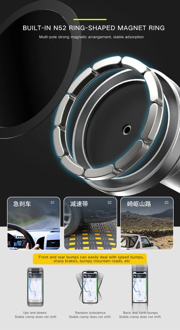 15W Magnetic Magsafe Car Charger