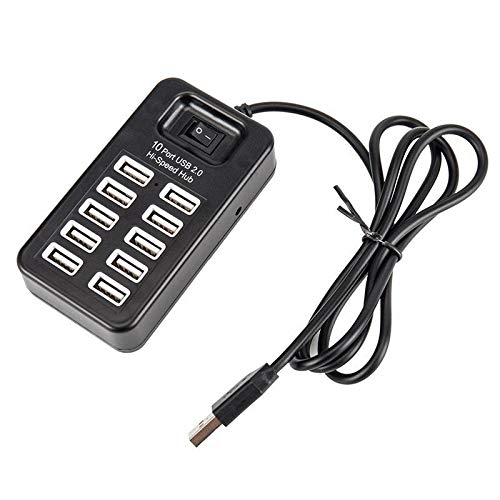 موزع شحن USB عالي السرعة ذو 10 منافذ 