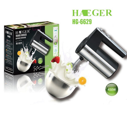Haeger Compact Multi-Speed Hand Mixer