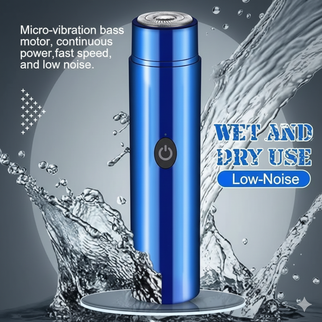 Mini Electric Shaver Portable Car Rechargeable Shaver