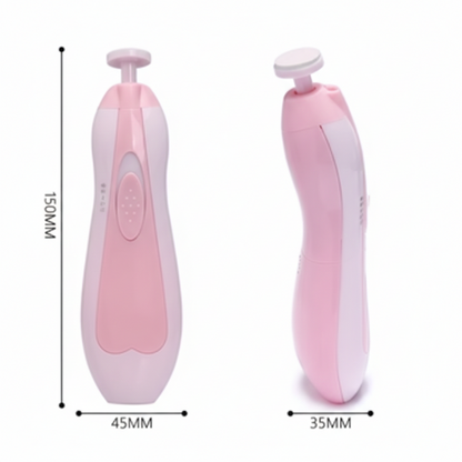 6-in-1 Electric Baby Nail Trimmer Set – Whisper-Quiet & LED Light