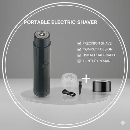 Mini Electric Shaver Portable Car Rechargeable Shaver