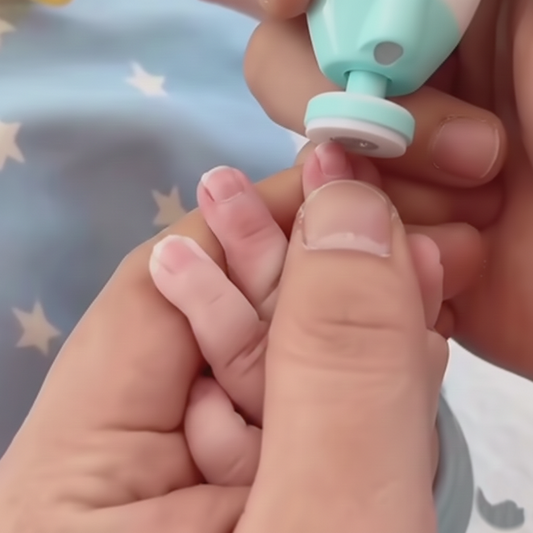 6-in-1 Electric Baby Nail Trimmer Set – Whisper-Quiet & LED Light
