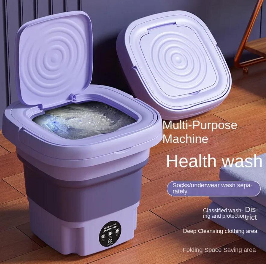 Foldable Mini Washing Machine – Portable Laundry Solution for Travel, Apartments & Baby Care