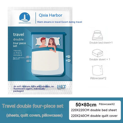 Disposal Non-woven Bedsheet Four-piece Sleeping Bag