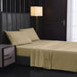 Solid Color Four-piece Sanded Bedsheet Set