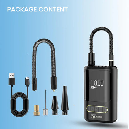 Portable Digital Air Compressor & Tire Inflator | Emergency Auto Pump