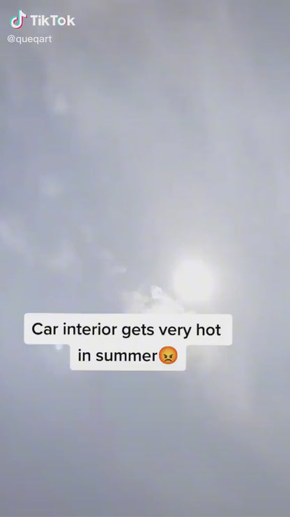 مظلة شمسية فاخرة قابلة للطي للزجاج الأمامي للسيارة