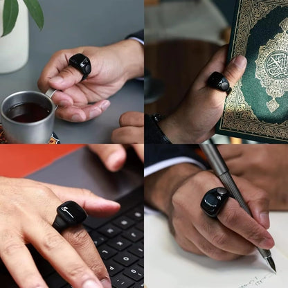 Weslamic iTasbih Smart Zikr Ring | Digital Tasbih with Prayer Alerts